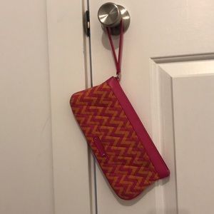 Vera Bradley zippered clutch